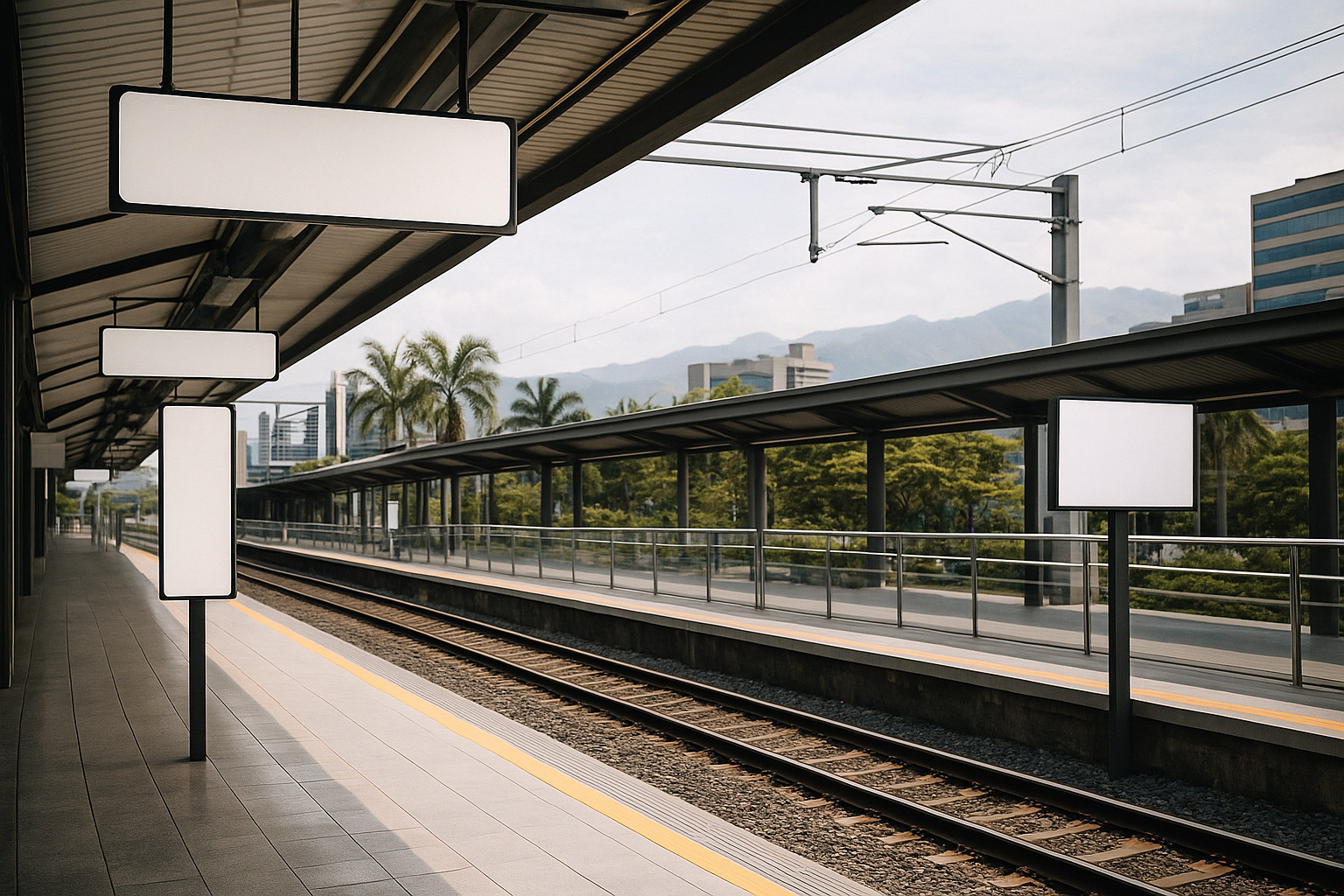 Escenario de parada de bus